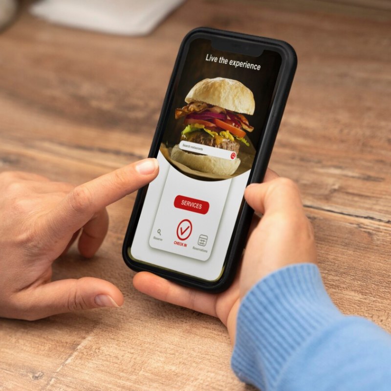 Di Ponios Takeaway Falkirk app mockup