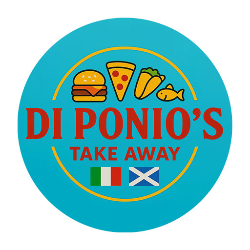 Di Ponio's Takeaway Falkirk logo